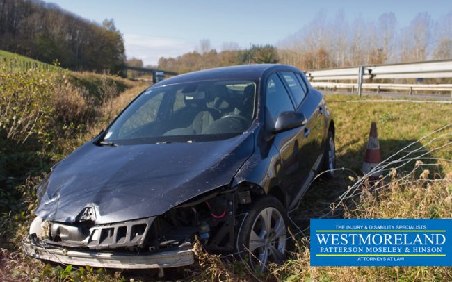 Single-vehicle collisions in Georgia counties