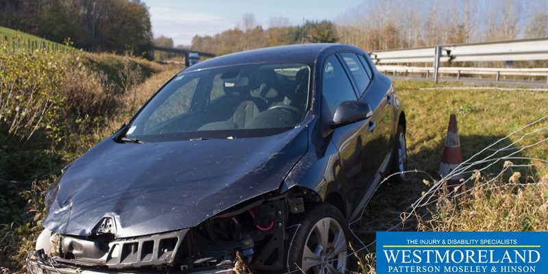 Single-vehicle collisions in Georgia counties