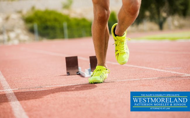 Athlete injured after single-vehicle collision