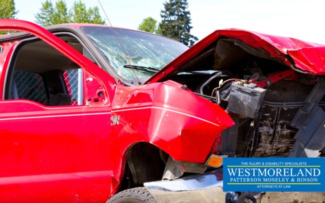 pick-up trucks head-on collision