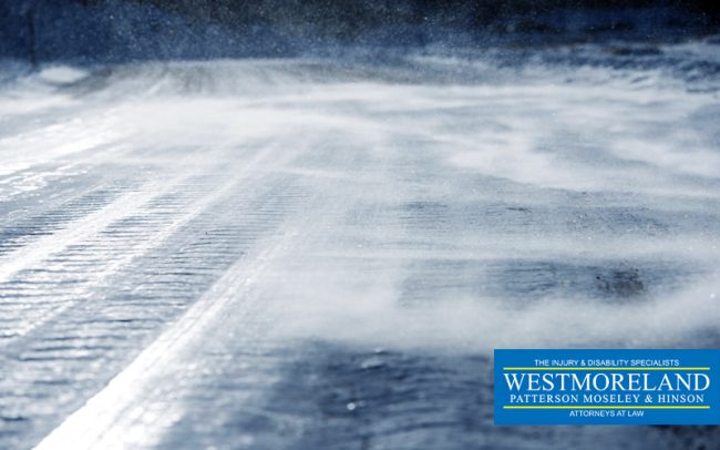 Weather-related car accident