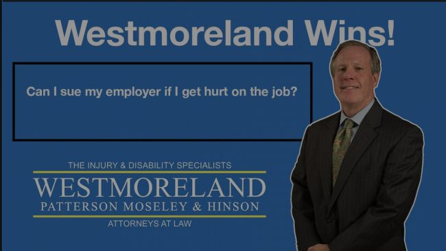 Can I sure my employer if I get hurt on the job
