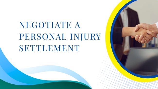 Negotiate a Personal Injury Settlement (1) Negotiate a Personal Injury Settlement in Georgia